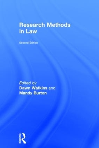 Паперова книга «Research Methods in Law» - фото №1