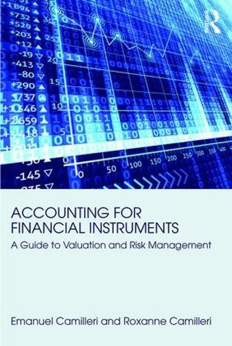 Паперова книга «Accounting for Financial Instruments: A Guide to Valuation and Risk Management», авторів Еммануель Каміллері, Роксана Каміллері - фото №1