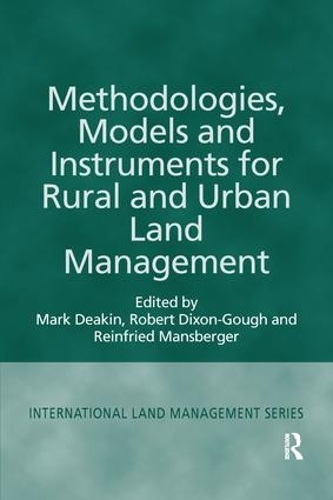 Паперова книга «Methodologies, Models and Instruments for Rural and Urban Land Management», автор Марк Дікін - фото №1