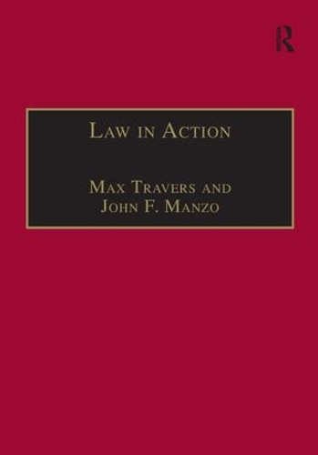 Бумажная книга «Law in Action: Ethnomethodological and Conversation Analytic Approaches to Law», авторов Джон Ф. Манзо, Макс Траверс - фото №1