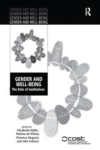Бумажная книга «Gender and Well-Being: The Role of Institutions», авторов Джон Эриксен, Палома де Вийота - фото №1