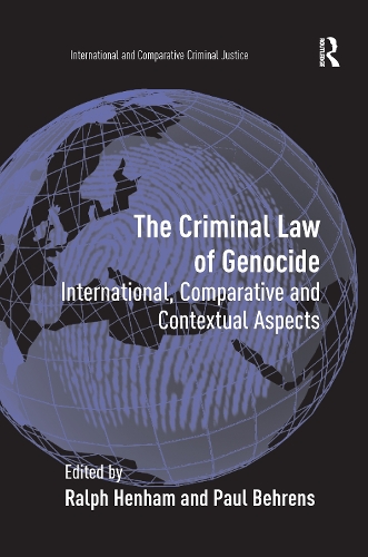 Бумажная книга «The Criminal Law of Genocide: International, Comparative and Contextual Aspects» - фото №1