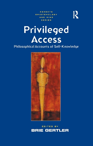 Бумажная книга «Privileged Access: Philosophical Accounts of Self-Knowledge» - фото №1