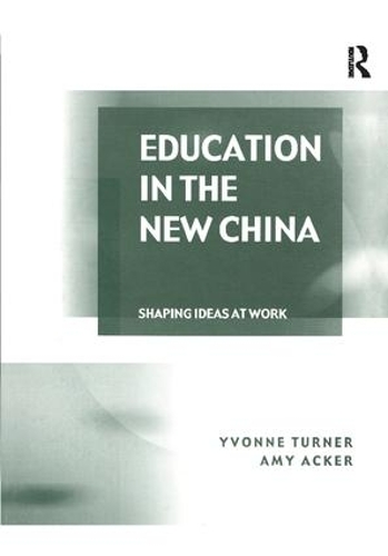 Бумажная книга «Education in the New China: Shaping Ideas at Work», авторов Эми Экер, Ивонн Тернер - фото №1