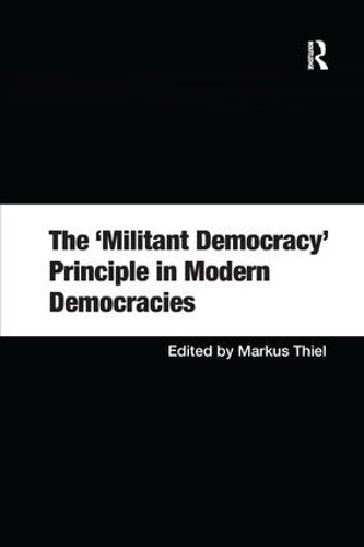 Бумажная книга «The 'Militant Democracy' Principle in Modern Democracies» - фото №1