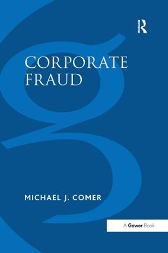 Паперова книга «Corporate Fraud», автор Майкл Дж. Комер - фото №1