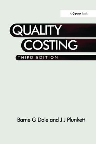 Паперова книга «Quality Costing», авторів Баррі Г. Дейл, Джей Джей Планкетт - фото №1