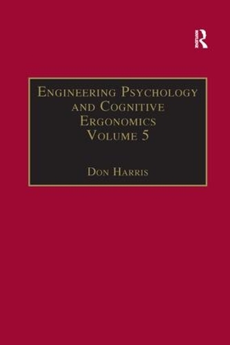 Паперова книга «Engineering Psychology and Cognitive Ergonomics: Volume 5: Aerospace and Transportation Systems» - фото №1