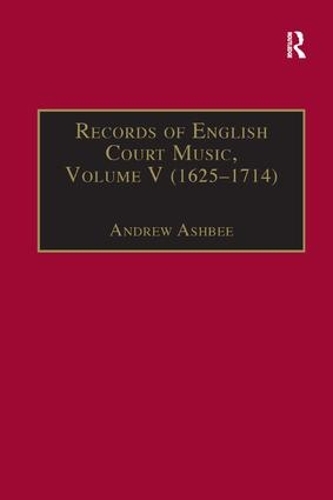Бумажная книга «Records of English Court Music: Volume V: 1625-1714» - фото №1