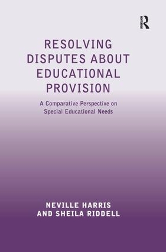 [object Object] «Resolving Disputes about Educational Provision: A Comparative Perspective on Special Educational Needs», автор Шейла Рідделл - фото №1