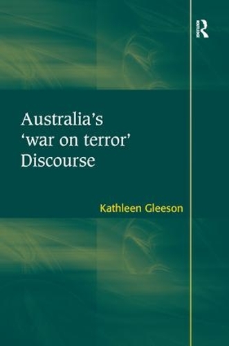 Бумажная книга «Australia's 'war on terror' Discourse», автор Кэтлин Глисон - фото №1