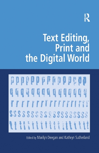 [object Object] «Text Editing, Print and the Digital World» - фото №1