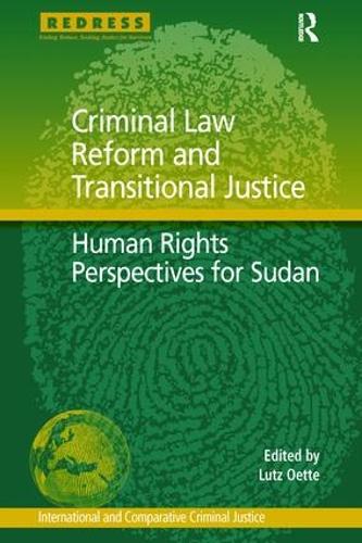 Бумажная книга «Criminal Law Reform and Transitional Justice: Human Rights Perspectives for Sudan» - фото №1