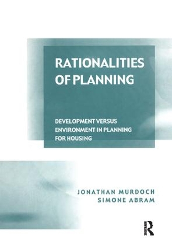Бумажная книга «Rationalities of Planning: Development Versus Environment in Planning for Housing», авторов Джонатан Мердок, Симона Абрам - фото №1