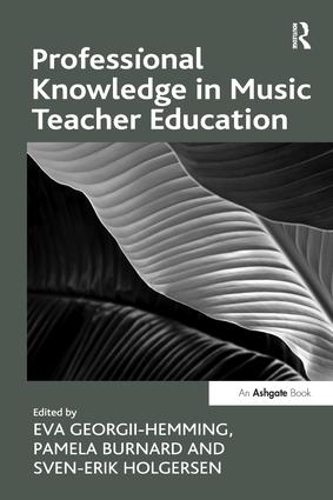 Бумажная книга «Professional Knowledge in Music Teacher Education» - фото №1