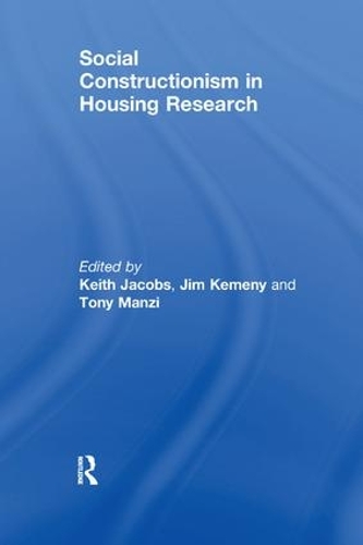 Паперова книга «Social Constructionism in Housing Research», автор Джим Кемені - фото №1
