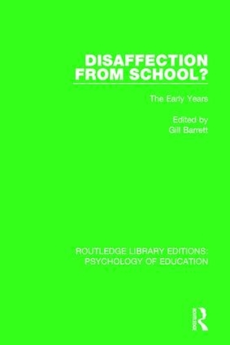 Бумажная книга «Disaffection from School?: The Early Years» - фото №1