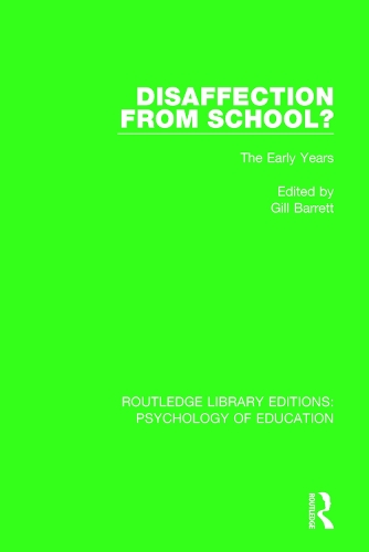 Бумажная книга «Disaffection from School?: The Early Years» - фото №1