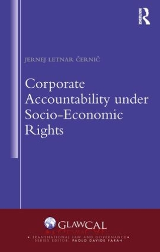 Бумажная книга «Corporate Accountability under Socio-Economic Rights», автор Джерней Летнар Черник - фото №1