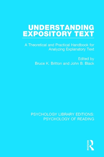 Бумажная книга «Understanding Expository Text: A Theoretical and Practical Handbook for Analyzing Explanatory Text» - фото №1