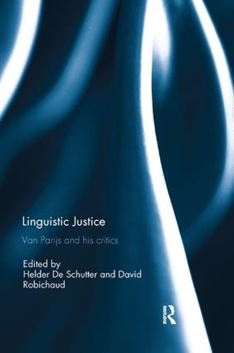 Бумажная книга «Linguistic Justice: Van Parijs and his Critics» - фото №1