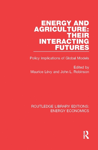 Бумажная книга «Energy and Agriculture: Their Interacting Futures: Policy Implications of Global Models» - фото №1