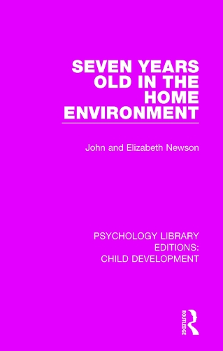 Бумажная книга «Seven Years Old in the Home Environment», авторов Элизабет Ньюсон, Джон Ньюсон - фото №1