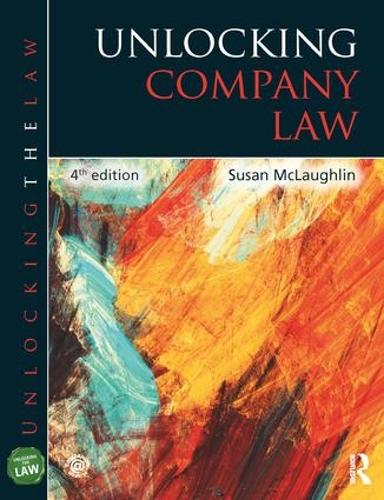 Паперова книга «Unlocking Company Law», автор Сюзан Маклафлін - фото №1