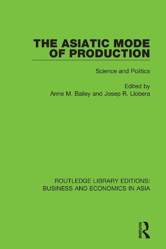 Бумажная книга «The Asiatic Mode of Production: Science and Politics» - фото №1