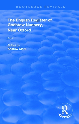 Паперова книга «English Register of Godstow Nunnery, Near Oxford: Part II» - фото №1
