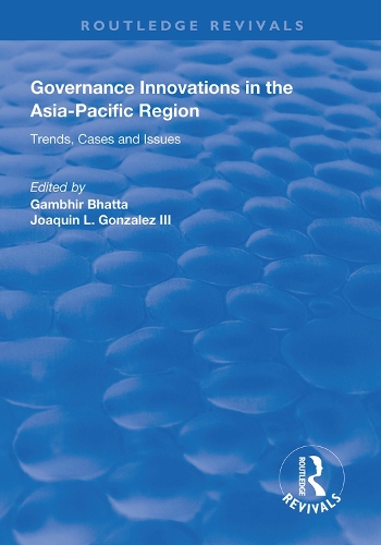 Паперова книга «Governance Innovations in the Asia-Pacific Region: Trends, Cases, and Issues» - фото №1