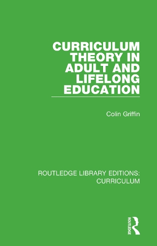 Бумажная книга «Curriculum Theory in Adult and Lifelong Education», автор Колин Гриффин - фото №1