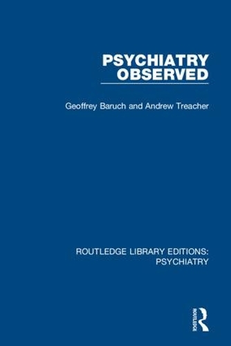 Паперова книга «Psychiatry Observed», авторів Ендрю Трічер, Джеффрі Барух - фото №1