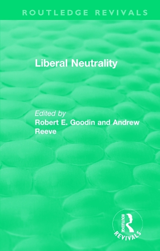 Бумажная книга «Liberal Neutrality» - фото №1