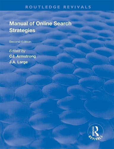 [object Object] «Manual of Online Search Strategies» - фото №1