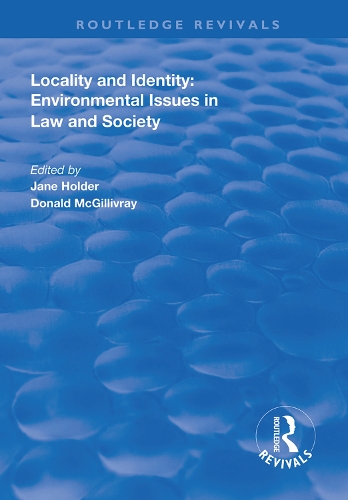 Бумажная книга «Locality and Identity: Environmental Issues in Law and Society» - фото №1