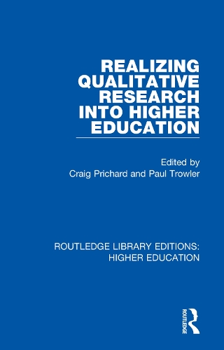 Бумажная книга «Realizing Qualitative Research into Higher Education» - фото №1