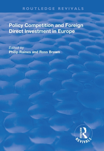 Паперова книга «Policy Competition and Foreign Direct Investment in Europe» - фото №1