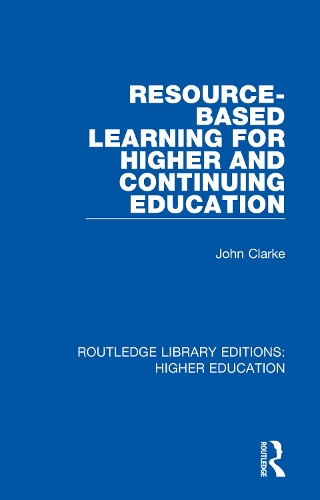 Бумажная книга «Resource-Based Learning for Higher and Continuing Education», автор Джон Кларк - фото №1