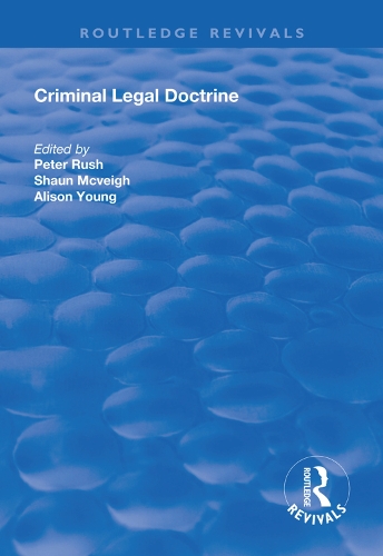 Бумажная книга «Criminal Legal Doctrine» - фото №1