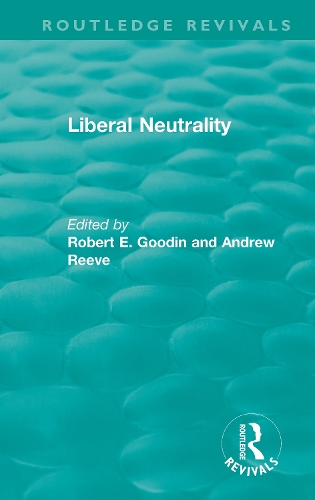 Бумажная книга «Liberal Neutrality» - фото №1