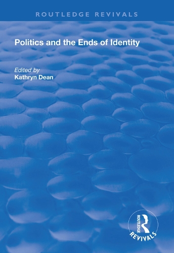 Бумажная книга «Politics and the Ends of Identity» - фото №1