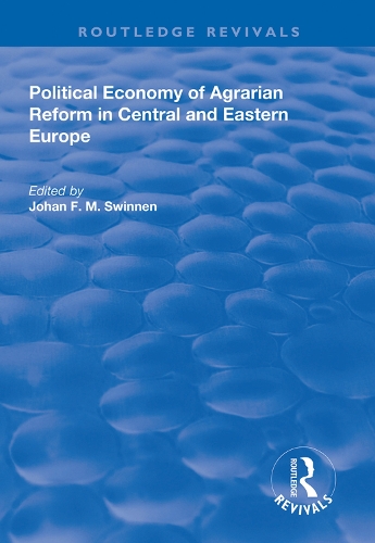 Бумажная книга «Political Economy of Agrarian Reform in Central and Eastern Europe» - фото №1