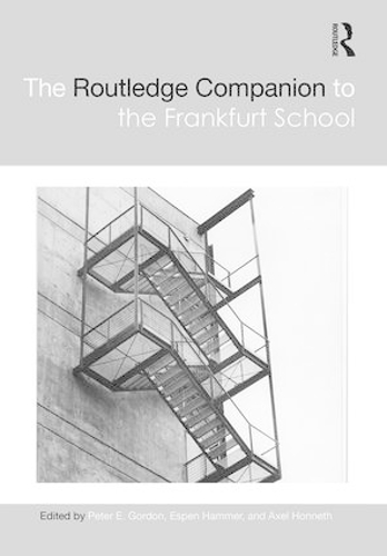 Паперова книга «The Routledge Companion to the Frankfurt School» - фото №1