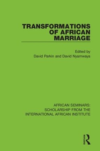 Бумажная книга «Transformations of African Marriage» - фото №1