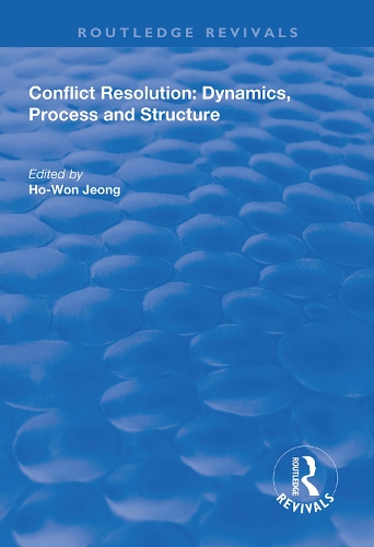 Бумажная книга «Conflict Resolution: Dynamics, Process and Structure» - фото №1
