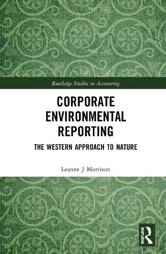Паперова книга «Corporate Environmental Reporting: The Western Approach to Nature», автор Ліенн Дж. Моррісон - фото №1