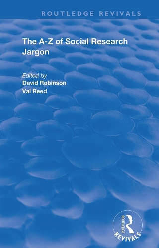 [object Object] «The A–Z of Social Research Jargon», авторів Девід Робінсон, Вел Рід - фото №1