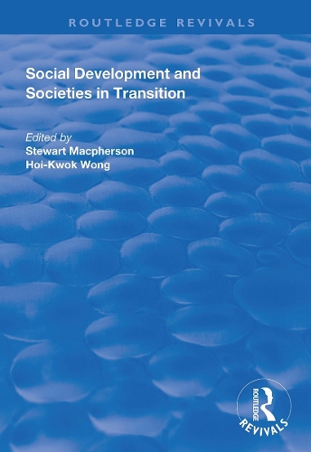 Бумажная книга «Social Development and Societies in Transition» - фото №1