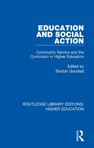 Бумажная книга «Education and Social Action: Community Service and the Curriculum in Higher Education» - фото №1